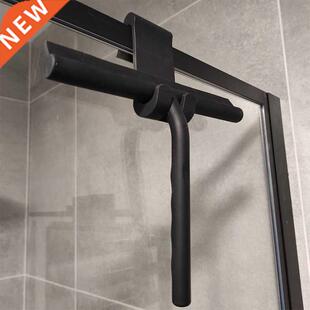 Shower Squeegee Glass Clean Scraper Washing Wiper Hanger Flo