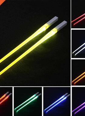 LED Lightsaber Chopsticks Reusable Light p Chopstick Kitchen