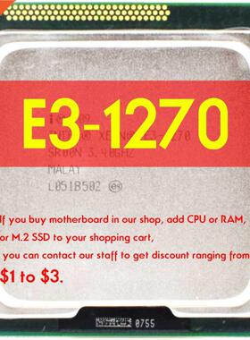 Xeon E-1270 E 1270 .4 GHz Quad-Core CPU Processor 8M 80W