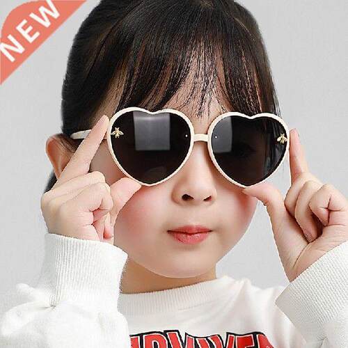 Children Heart-Shape Sunglasses Outdoor Fishing Sun Glasses