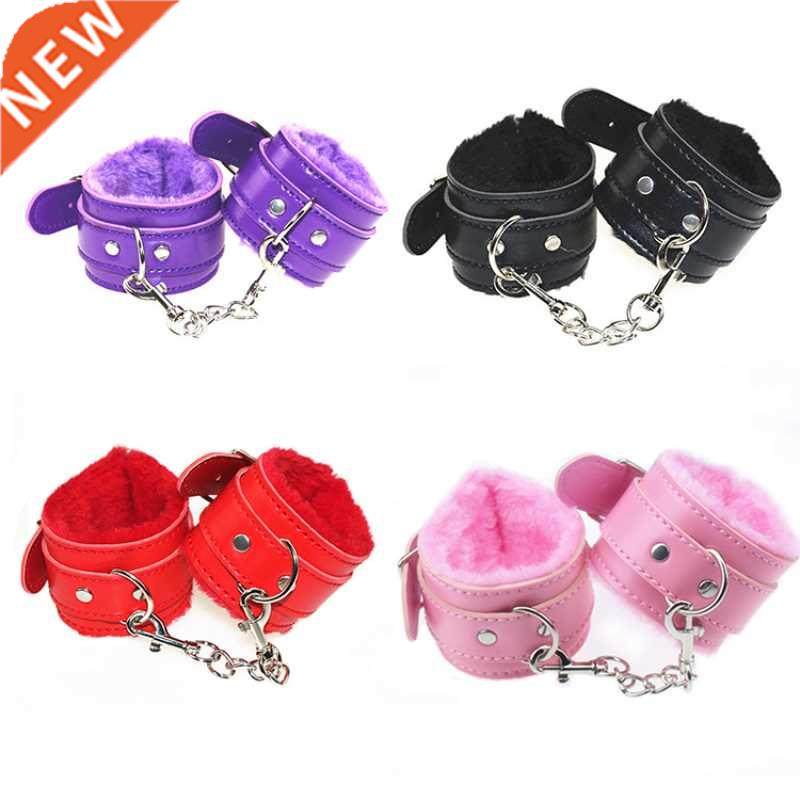 Handcuffs Pretend Play Kids Party Role Play Handcuffs With K - 实物图