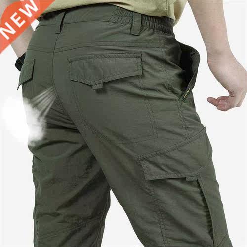 Men Lightweight Tactical Pants Breathable Army Military Styl