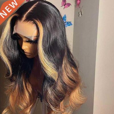 Highlight Wig Human Hair Ombre Lace Front Wigs Body Wave 13x