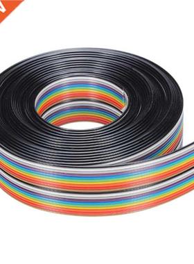 5M 1.27mm 20P Cable Rainbow Flat Line Support Wire Soldered