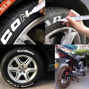 1PC Car White Tyre Paint Marker Pens Waterproof Permanent Pe