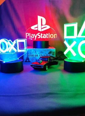 Gaming Room Desk Setup Lighting Decor LED Night Lamp on the