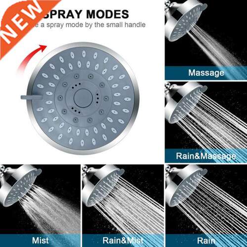 4 Inch 5 Modes Bath Shower Head High Pressure Adjustable Sho