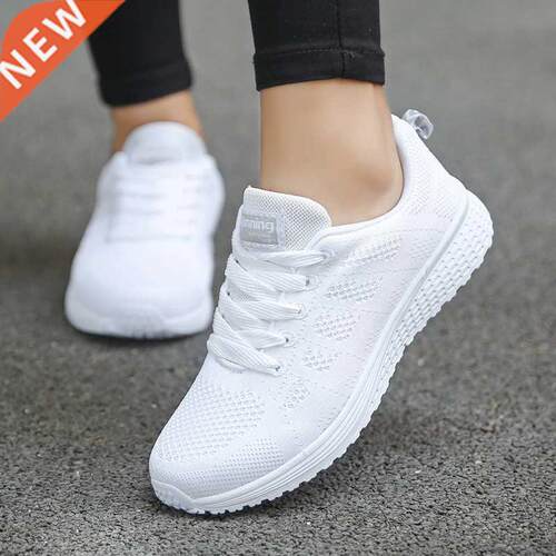 Women Casual Shoes Fashion Breathable Walking Mesh Flat Shoe
