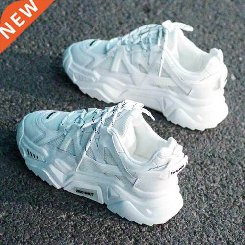 BLWBYL Sneakers Fashion Women Shoes Blue Orange Mesh Casual