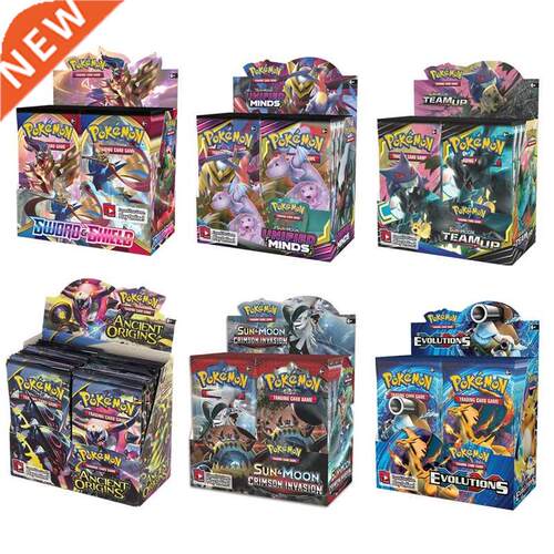 324Pcs/Box Pokemon Cards Newest GX EX Sword&ield Sun&a