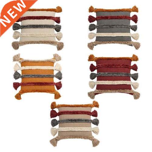 Nordic Style Woven Emroidery Throw Pillow Case Tufted