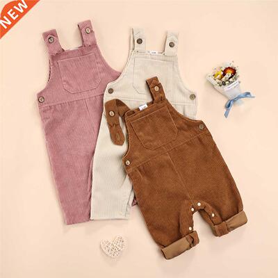 Toddler Baby Corduroy Bb Pants Overalls Autumn Wnter Sold