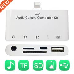 5 in 1 Audio Camera Connection Kit Camera Reader Adapter Wi