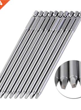 10pcs 150mm SQ2 Square Driver Bit Screwdriver Bits Set S2 St