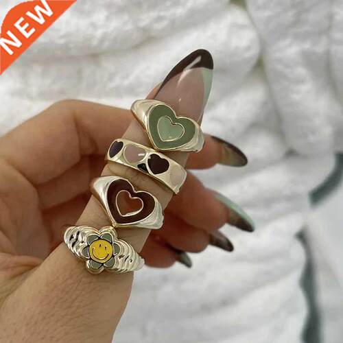 Wholesale Jewelry New Colorful Ring for Women Glossy Drippin