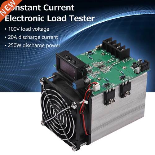 Multifunction Digital Electronic Load Meter 250W 12V 20A Con