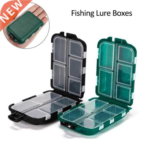10 Compartments Fishing Lure Boxes Bait Storage Case Fishing