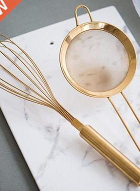 2Pcs/ Set Egg Beter Hnd Whisk Egg Mixer Flour Sifter