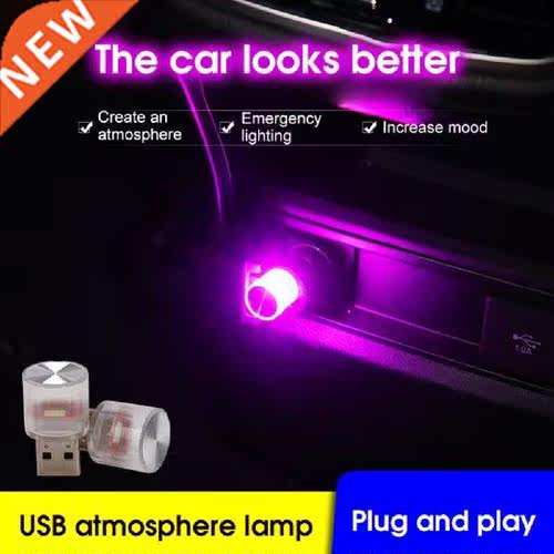 Mini USB LED Car Light Auto Interior Atmosphere Light
