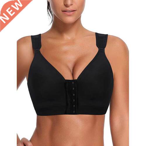 Burvogue Bras Women Seamless Padded Push Up Post-Surgery Bra