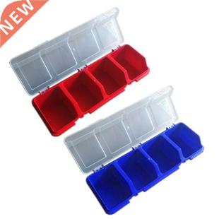 Plastic Tools Storage Box with Cover Parts Screw Toolbox Cas
