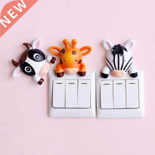 2019 Cute Cartoon Resin Switch Stickers Wall Stickers