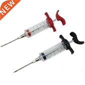 Injector Meat Flavor Cooking Poultry Syringe Marinade