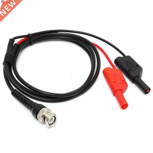 120CM BNC Q9 To Dual 4mm Stackable Shrouded Banana Plug with