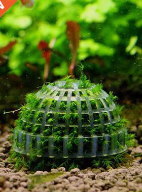 Aquatc Pet Supples Decoratons Aquarum Moss Ball Lve Pla