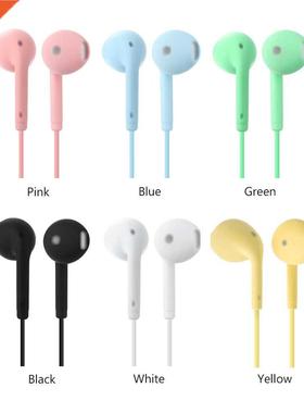 Wired Headphones Bass Stereo Earphones Wire Control In Ear E