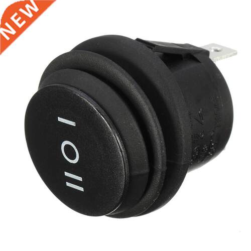 1X ON/OFF/ON  Position SPDT Round Boat Rocker Switch 6A/250
