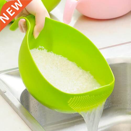 Kitchen Accessories Rice Bowl Drain Basket Fruit Bowl Wain