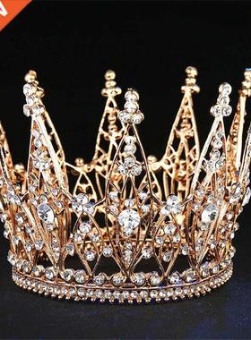 Fashion Pageant Bride Tiara Rhinestone Crown hair accessorie