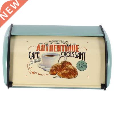 New Retro Practical Iron Structure Decorative Bread Box
