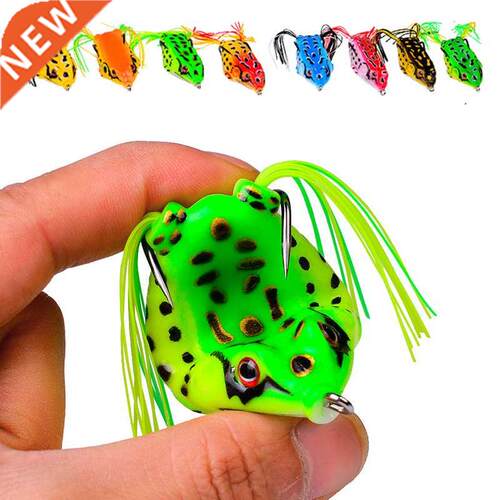 1pcs 5/8.5/1/17.5g D Eyes Artificial Frog Lure Soft Bait A