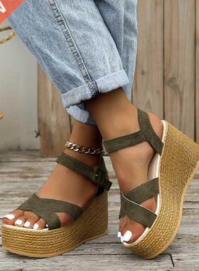 Fashion Wedge Sandals for Women Summer 2022 Casual Non-slip