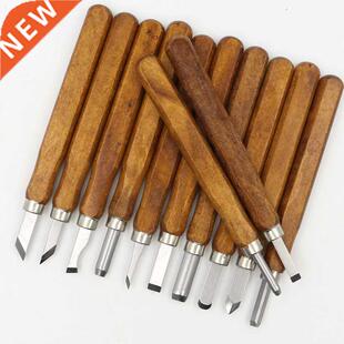 New 12pcs Wood Carving Chisels Tools Wood Carving for Woodwo