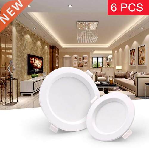 6PCS LED Downlight Light 5W 7W 12W 18W AC 220V warm / coo