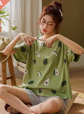 BZEL n Sleepwear Sets For Women Lovely Avocado Pattern P