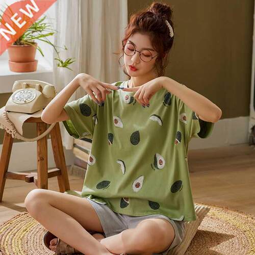 BZEL n Sleepwear Sets For Women Lovely Avocado Pattern P