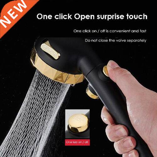 High Pressure Shower Head 5 Modes Handheld Adjustable Water