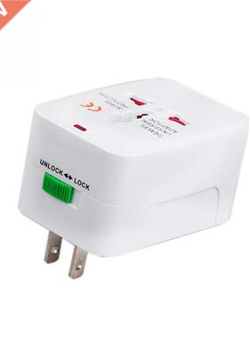 US USA to EU EURO Europe Travel Power Plug Charger Converte