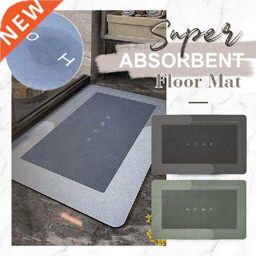 Super Absorbent Floor Mat Non Slip Quick Drying Bathroom