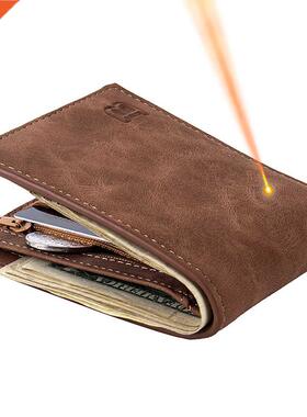 New Short Men Wallets Free Name Engraving Slim Card Holder M