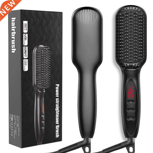Hair Straightener Hot Comb Pro LCD Heating Electric Ionic St