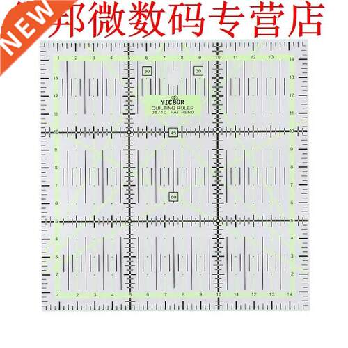 Transparent Quilting Sewing Patchwork Ruler Cutting Tool Tai
