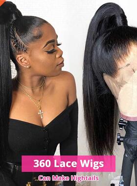 30 38 inch360 Lace Front Human Hair Wigs Pre Plucked Hairlin