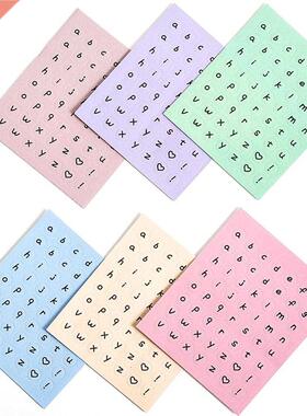 5Pcs  Base Element Decorative Letters Numers Sticker for