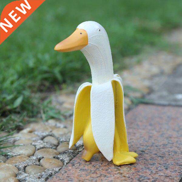 Banana Duck Creative Art Statue Garden Decoration图片