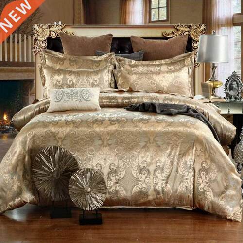 Luxury Jacquard Bedding Set King Size Duvet Cover Bed Linen